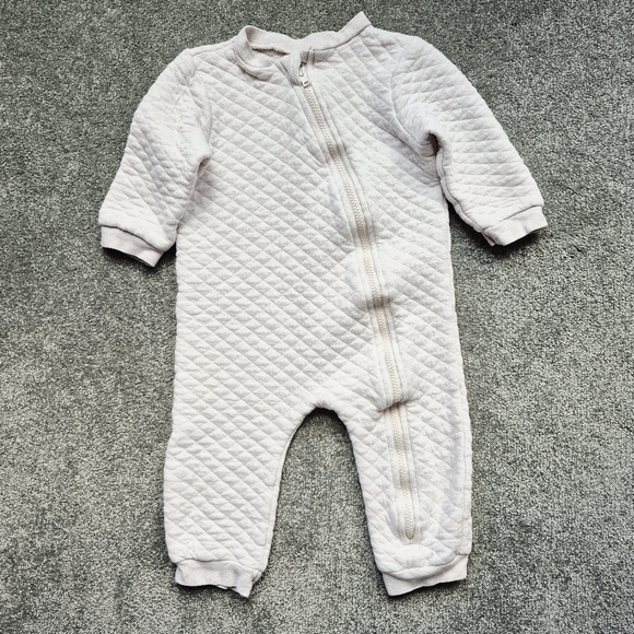 LC WAIKIKI Cream One Piece Unisex Quilted Sleeper 18-24 Month Baby - Picture 1 of 5
